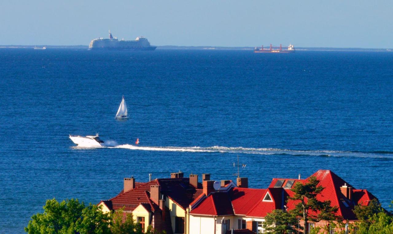 Pokoje Przy Plazy Z Widokiem Na Morze Sopot Exteriör bild
