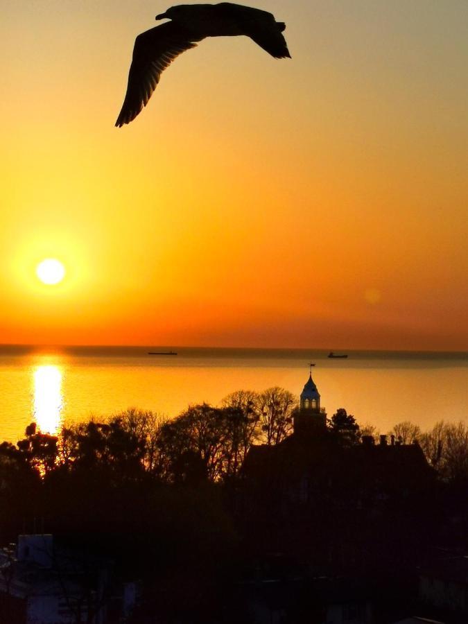 Pokoje Przy Plazy Z Widokiem Na Morze Sopot Exteriör bild